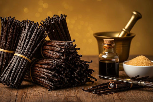 5 Premium Madagascar Bourbon Vanilla Beans Grade A